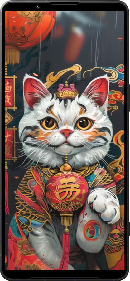 Силиконовый чехол China Cat v2 для Sony Xperia 1 VI - 6135u-3975 изображение 