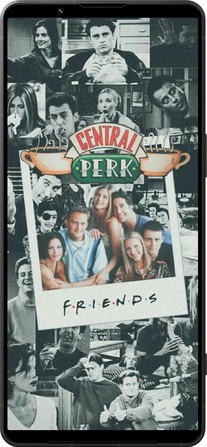 Силіконовий чехол Друзі для Sony Xperia 1 VI - 6276u-3975 изображение 