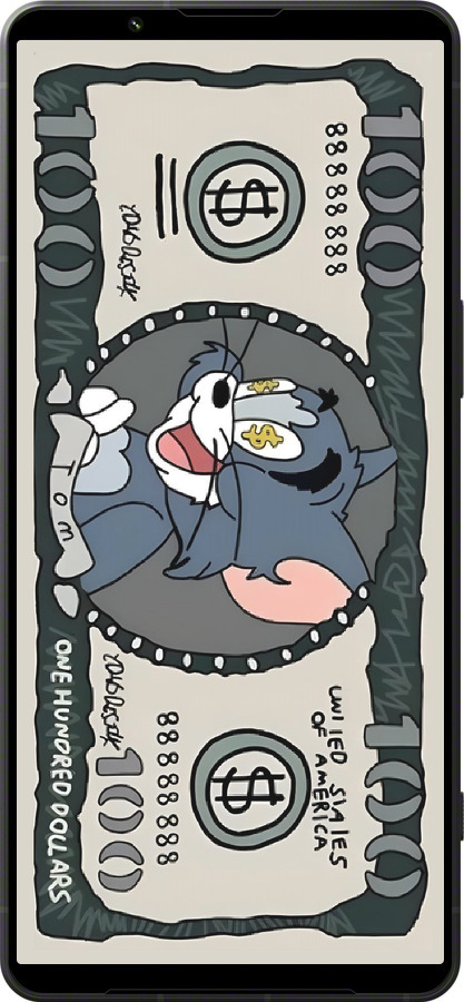 Силиконовый чехол Том и джерри для Sony Xperia 1 VI - 6291u-3975 изображение 