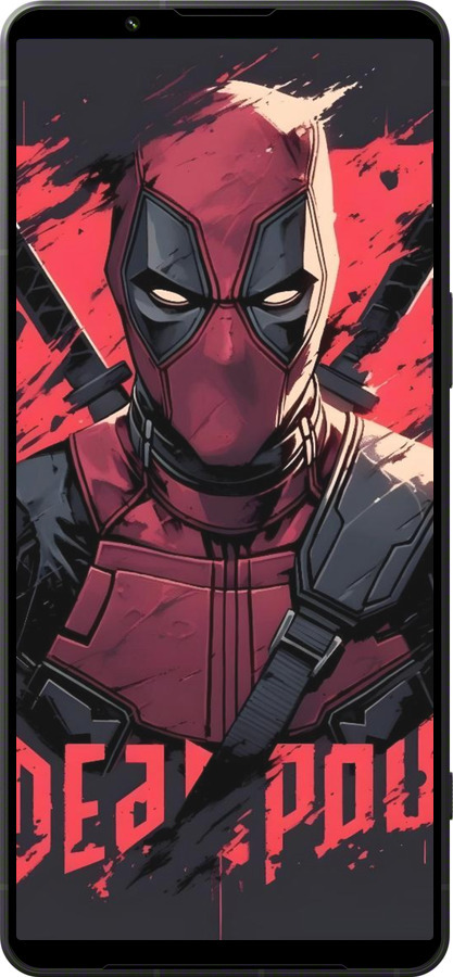 Силіконовий чехол Дедпул для Sony Xperia 1 VI - 6293u-3975 изображение 