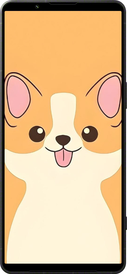 Силиконовый чехол Милый пес для Sony Xperia 1 VI - 6296u-3975 изображение 