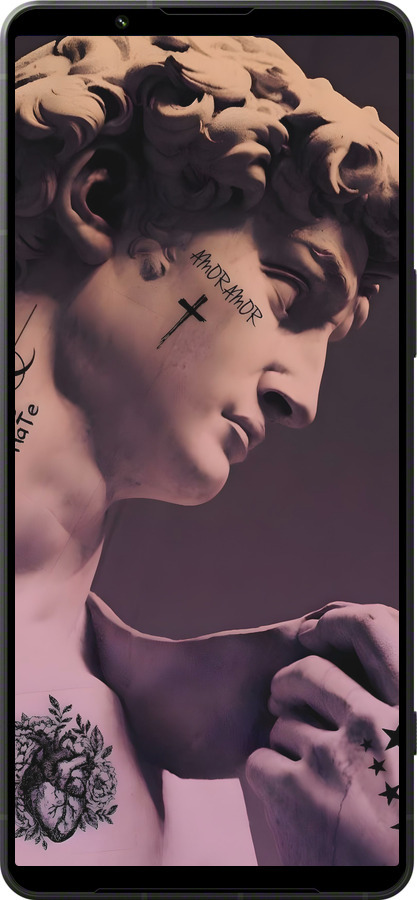 Силиконовый чехол Давид для Sony Xperia 1 VI - 6302u-3975 изображение 