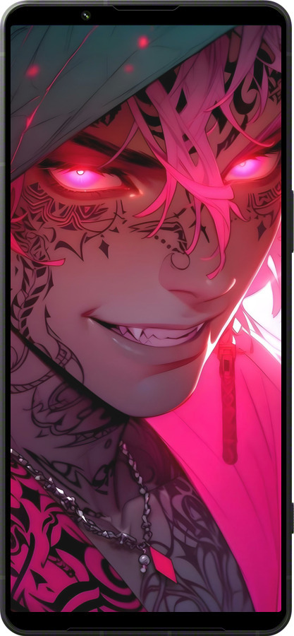 Силиконовый чехол Аниме демон 3 для Sony Xperia 1 VI - 6313u-3975 изображение 