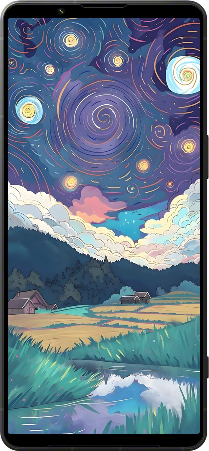 Силиконовый чехол Креативный арт для Sony Xperia 1 VI - 6322u-3975 изображение 