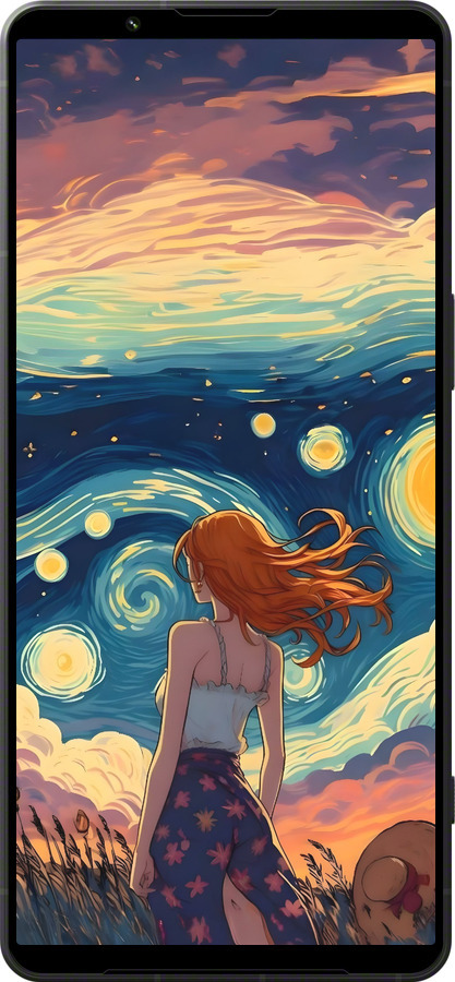 Силиконовый чехол Девушка Арт для Sony Xperia 1 VI - 6325u-3975 изображение 