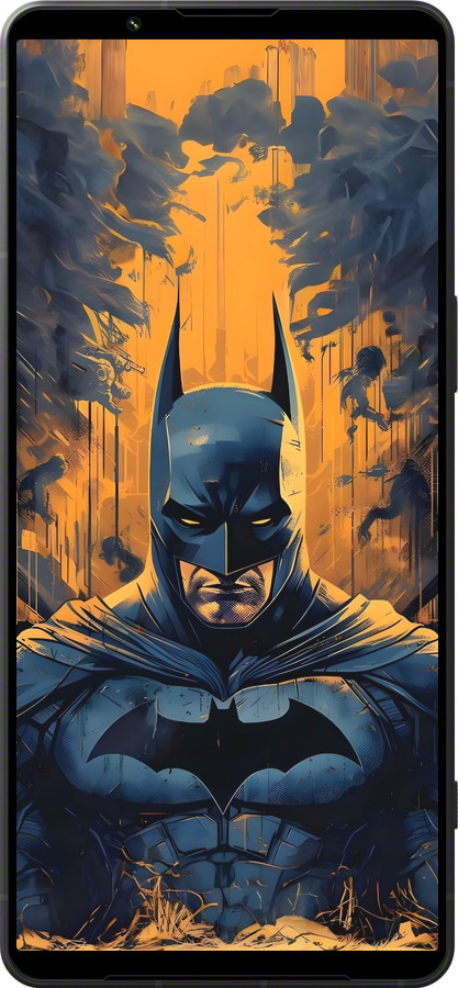 Силиконовый чехол Бэтмен для Sony Xperia 1 VI - 6335u-3975 изображение 