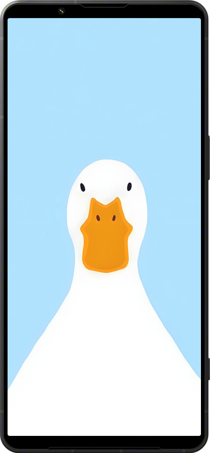 Силиконовый чехол Гусь для Sony Xperia 1 VI - 6350u-3975 изображение 