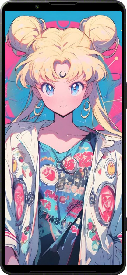 Силиконовый чехол Сейлор Мун 2 для Sony Xperia 1 VI - 6351u-3975 изображение 