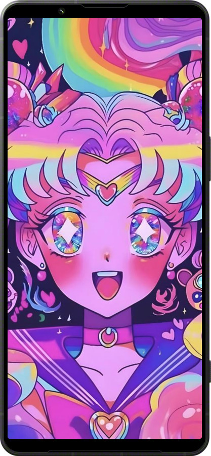 Силиконовый чехол Сейлор Мун 3 для Sony Xperia 1 VI - 6352u-3975 изображение 