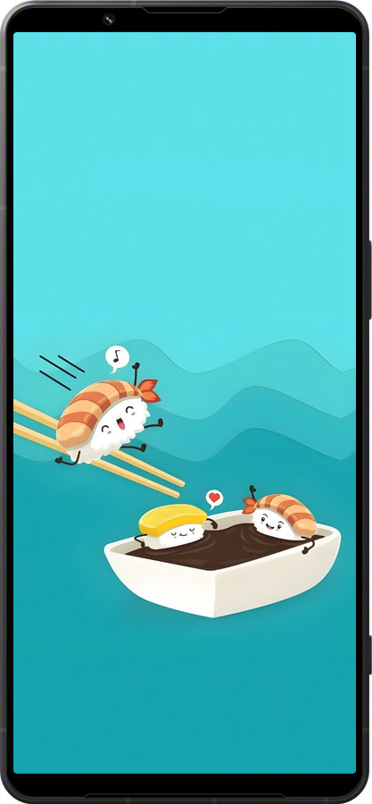 Силіконовий чехол Суші для Sony Xperia 1 VI - 6354u-3975 изображение 