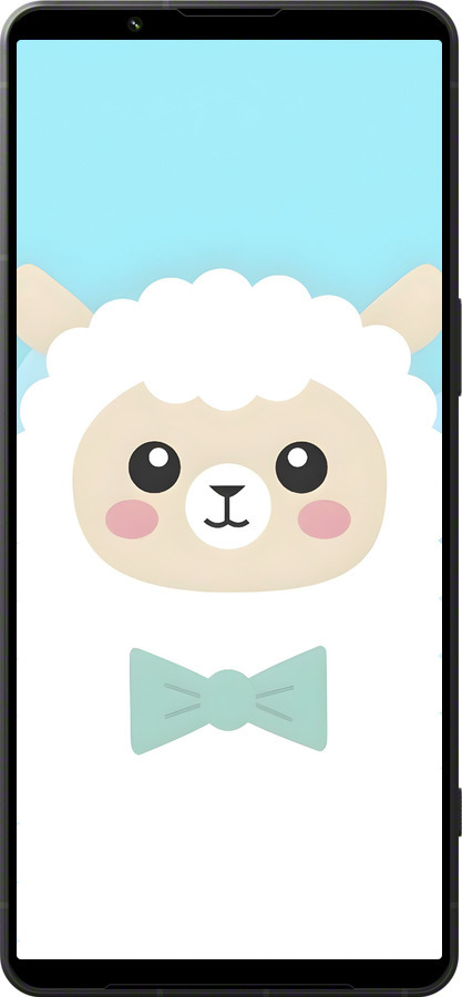 Силиконовый чехол Милый барашек для Sony Xperia 1 VI - 6355u-3975 изображение 