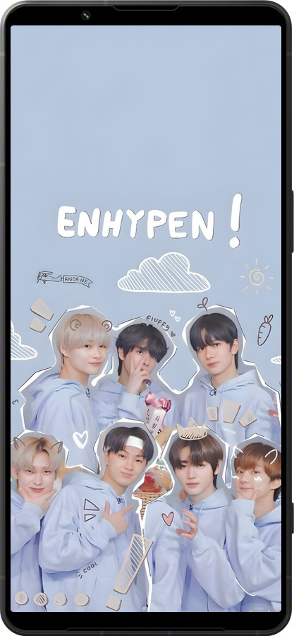 Силиконовый чехол Энхайпен для Sony Xperia 1 VI - 6362u-3975 изображение 