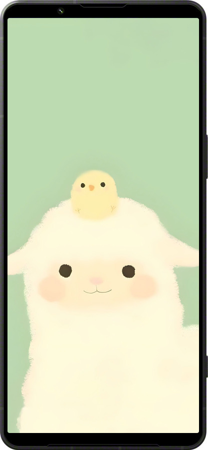 Силіконовий чехол Барашек и ципленок для Sony Xperia 1 VI - 6369u-3975 изображение 