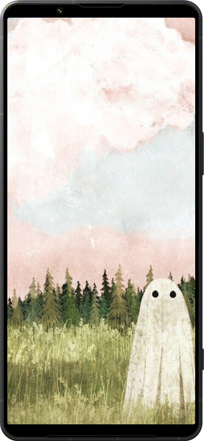 Силиконовый чехол Привидение для Sony Xperia 1 VI - 6401u-3975 изображение 