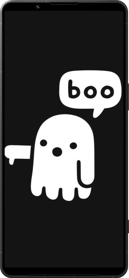 Силиконовый чехол Призрак Неодобрения для Sony Xperia 1 VI - 6431u-3975 изображение 