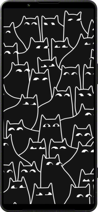 Силіконовий чехол Із зображенням кішок для Sony Xperia 1 VI - 6470u-3975 изображение 