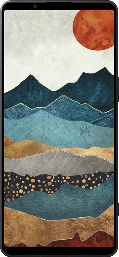 Силиконовый чехол Янтарный закат для Sony Xperia 1 VI - 6475u-3975 изображение 