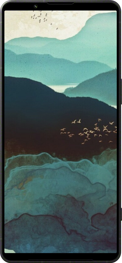 Силіконовий чехол Із зображенням гір Індіго для Sony Xperia 1 VI - 6484u-3975 изображение 