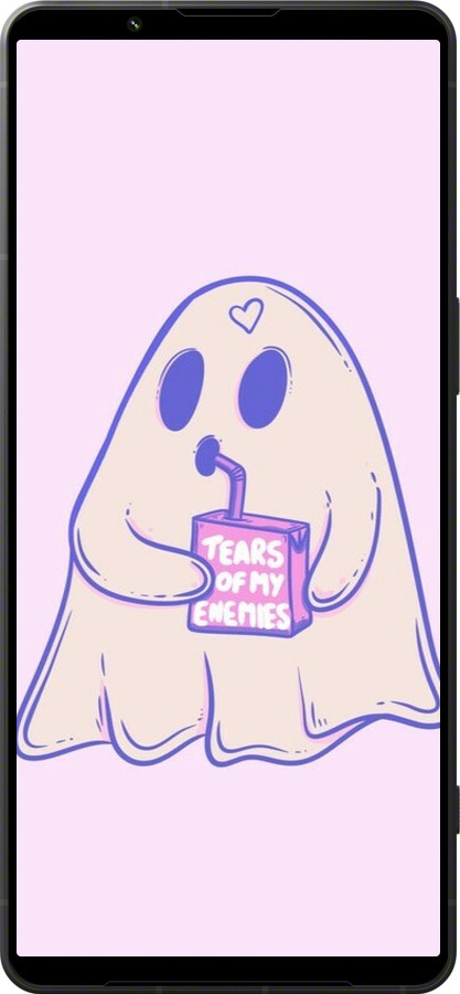 Силиконовый чехол Милый призрак для Sony Xperia 1 VI - 6507u-3975 изображение 