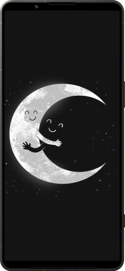 Силиконовый чехол Лунные объятия для Sony Xperia 1 VI - 6508u-3975 изображение 