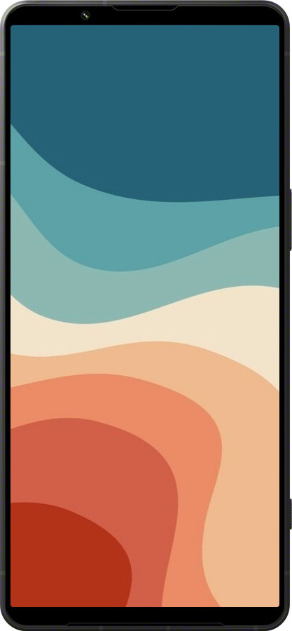 Силіконовий чехол У стилі ретро з хвилями для Sony Xperia 1 VI - 6531u-3975 изображение 