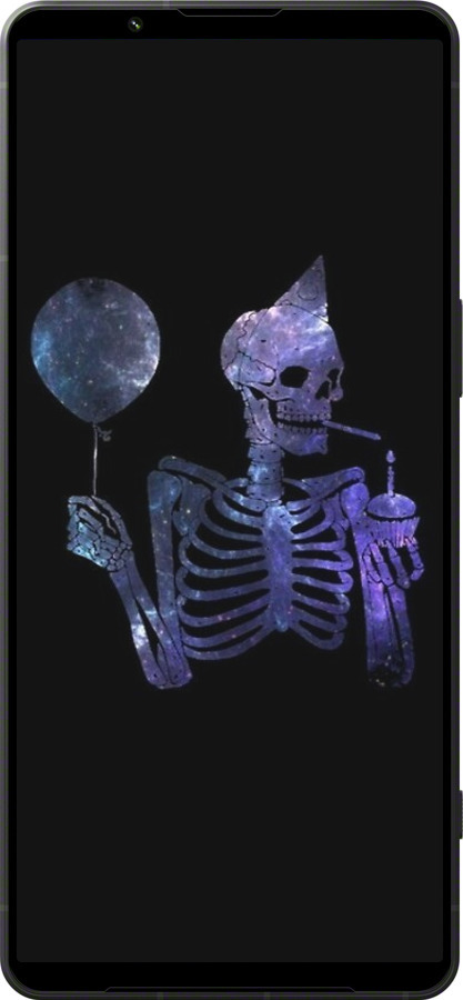 Силиконовый чехол Скелетное искусство для Sony Xperia 1 VI - 6536u-3975 изображение 