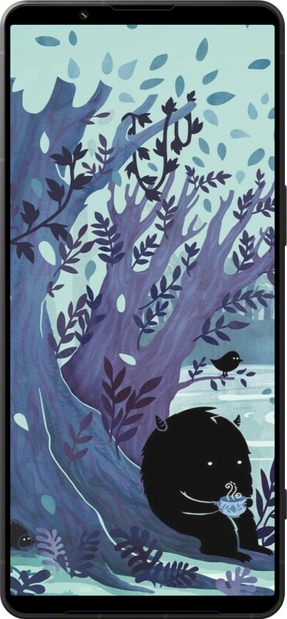 Силиконовый чехол Арт принт Тихое место чая для Sony Xperia 1 VI - 6544u-3975 изображение 