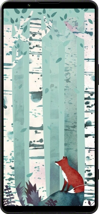 Силиконовый чехол Лис в зелёном лесу для Sony Xperia 1 VI - 6547u-3975 изображение 