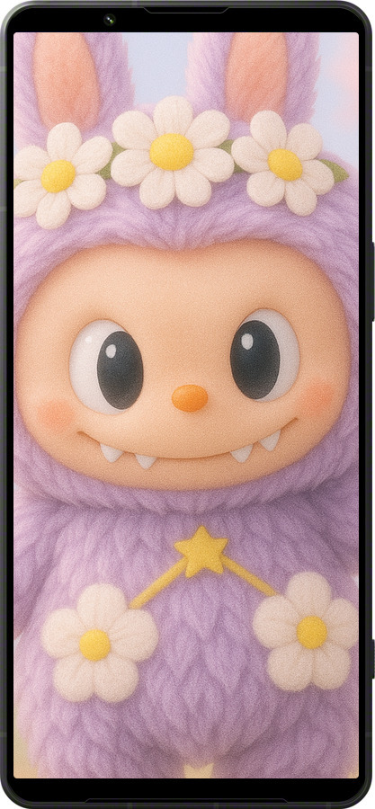 Силіконовий чехол Лабубу 1 для Sony Xperia 1 VI - 6709u-3975 изображение 