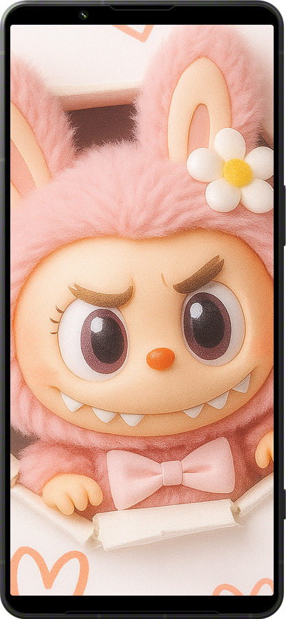 Силиконовый чехол Лабубу 2 для Sony Xperia 1 VI - 6710u-3975 изображение 