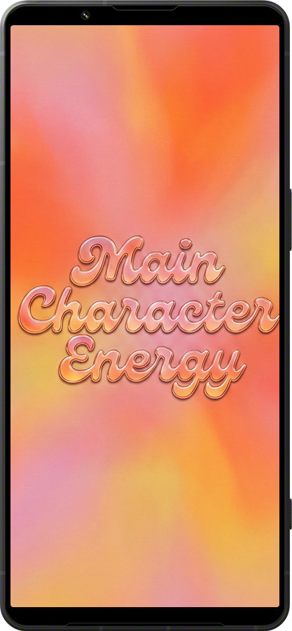 Силиконовый чехол Aura Gradient Main Character Energy Aesthetic Y2K для Sony Xperia 1 VI - 6783u-3975 изображение 