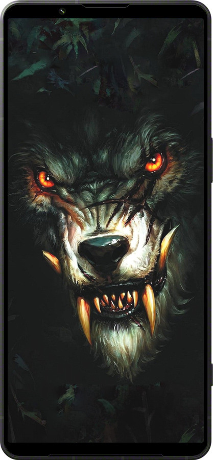 Силиконовый чехол Дьявольский волк для Sony Xperia 1 VI - 833u-3975 изображение 