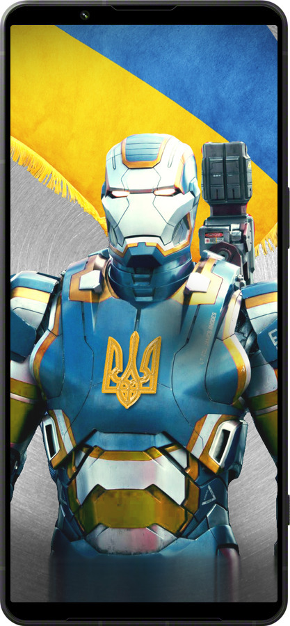 Силиконовый чехол Украинский киборг для Sony Xperia 1 VI - 980u-3975 изображение 