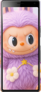 3D пластиковий матовий чехол Лабубу для Sony Xperia 10 I4113 - 6708m-1688 изображение 