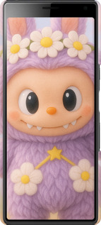 3D пластиковий матовий чехол Лабубу 1 для Sony Xperia 10 I4113 - 6709m-1688 изображение 