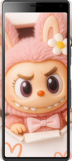 3D пластиковий матовий чехол Лабубу 2 для Sony Xperia 10 I4113 - 6710m-1688 изображение 