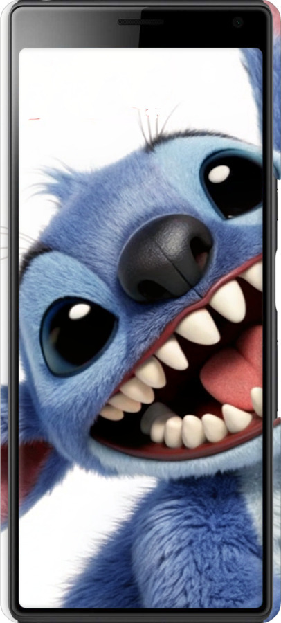 3D пластиковый матовый чехол Стич для Sony Xperia 10 I4113 - 6684m-1688 изображение 