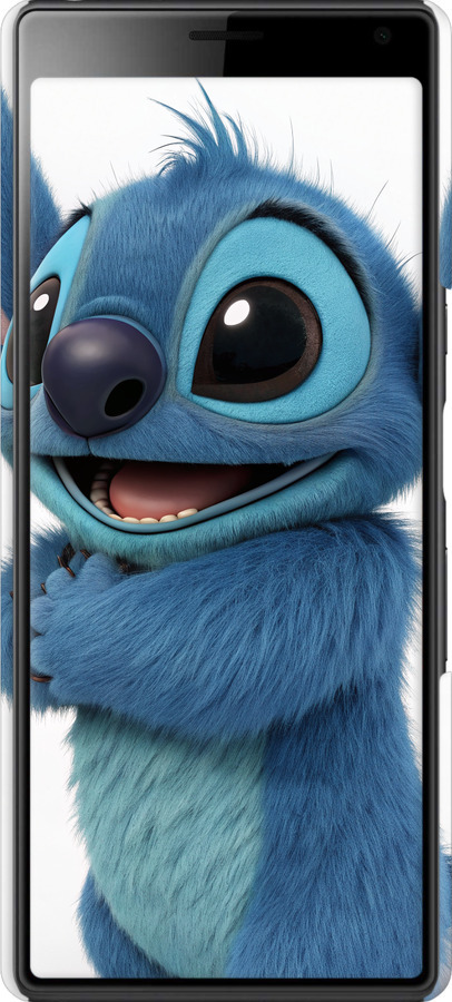 3D пластиковий матовий чехол Стіч 1 для Sony Xperia 10 I4113 - 6686m-1688 изображение 