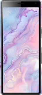 2D пластиковий чехол Нежный мрамор для Sony Xperia 10 I4113 - 6310t-1688 изображение 