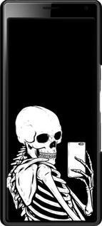 2D пластиковий чехол Скелет робить Selfie для Sony Xperia 10 I4113 - 6535t-1688 изображение 