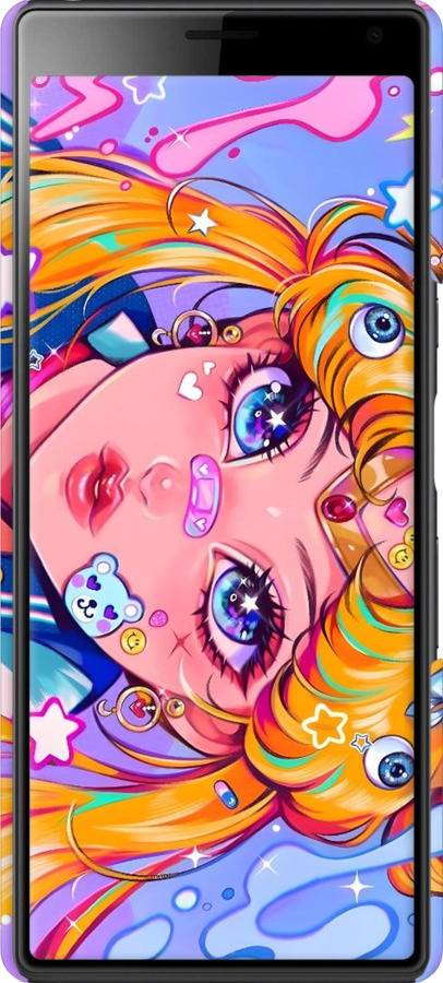 2D пластиковый чехол Сейлор Мун 4 для Sony Xperia 10 I4113 - 6353t-1688 изображение 