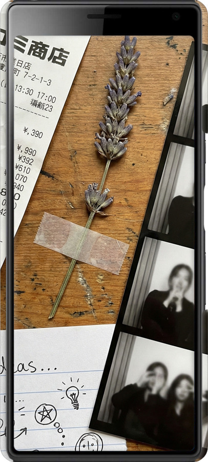 2D пластиковый чехол Aesthetic Scrapbook Collage для Sony Xperia 10 I4113 - 6773t-1688 изображение 