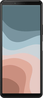 Силиконовый чехол С синими и розовыми волнами в стиле ретро для Sony Xperia 10 II - 6532u-2528 изображение 