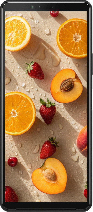 Силіконовий чехол Фрукти 3 для Sony Xperia 10 II - 6703u-2528 изображение 