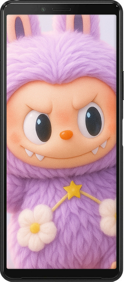 Силиконовый чехол Лабубу для Sony Xperia 10 II - 6708u-2528 изображение 