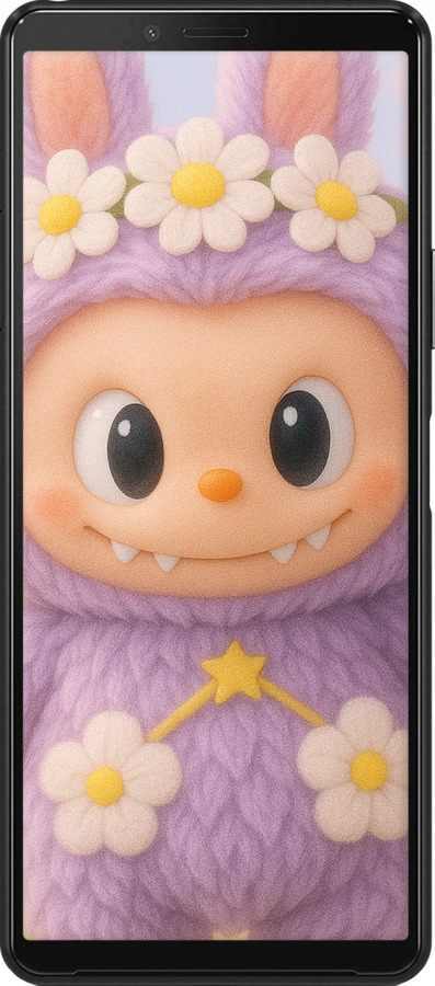 Силиконовый чехол Лабубу 1 для Sony Xperia 10 II - 6709u-2528 изображение 