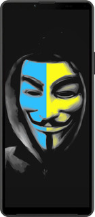 Силиконовый чехол Украинский анонимус для Sony Xperia 10 IV - 1062u-2789 изображение 