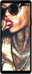 Силиконовый чехол Девушка в тату для Sony Xperia 10 IV - 4001u-2789 изображение 