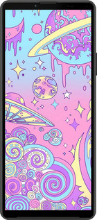 Силиконовый чехол Розовая галактика для Sony Xperia 10 IV - 4146u-2789 изображение 