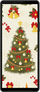 Силиконовый чехол Новогодняя елка для Sony Xperia 10 IV - 4198u-2789 изображение 